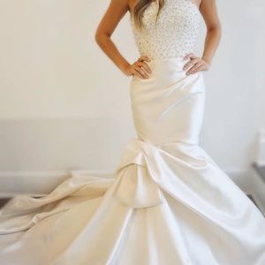 Allison Web Wedding Gown-Ivory Makado